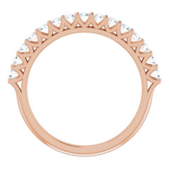14K Rose 1/2 CTW Natural Diamond Anniversary Band 14K Rose 1/2 CTW Natural Diamond Anniversary Band