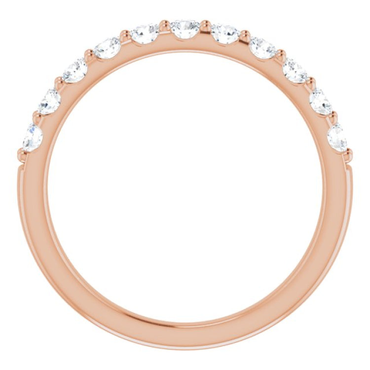 14K Rose 1/2 CTW Natural Diamond Anniversary Band 14K Rose 1/2 CTW Natural Diamond Anniversary Band