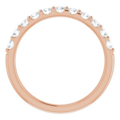 14K Rose 1/2 CTW Natural Diamond Anniversary Band 14K Rose 1/2 CTW Natural Diamond Anniversary Band