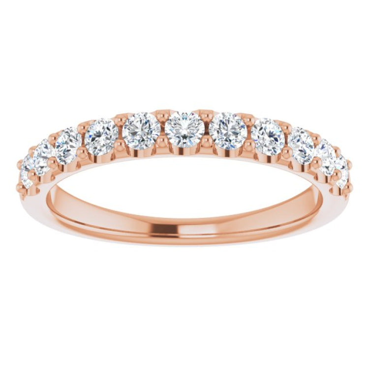 14K Rose 1/2 CTW Natural Diamond Anniversary Band 14K Rose 1/2 CTW Natural Diamond Anniversary Band
