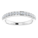 14K White 1/3 CTW Natural Diamond Anniversary Band