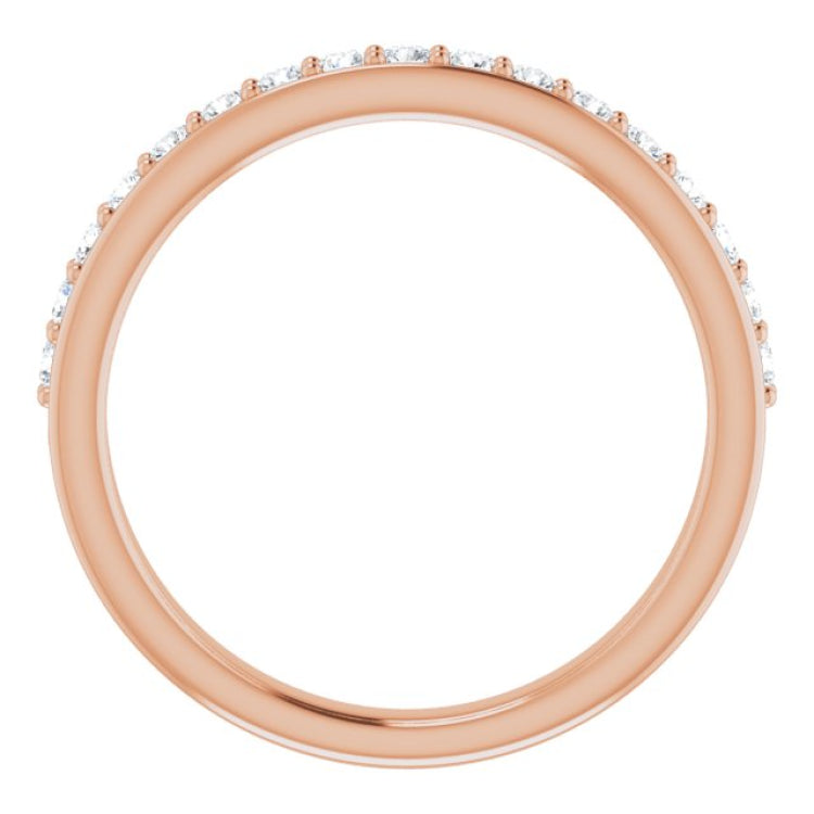 14K Rose 1/3 CTW Natural Diamond Anniversary Band 14K Rose 1/3 CTW Natural Diamond Anniversary Band