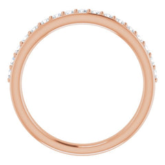 14K Rose 1/3 CTW Natural Diamond Anniversary Band 14K Rose 1/3 CTW Natural Diamond Anniversary Band