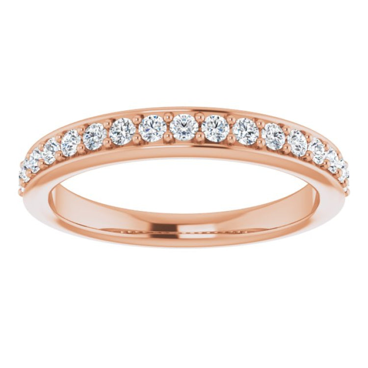 14K Rose 1/3 CTW Natural Diamond Anniversary Band 14K Rose 1/3 CTW Natural Diamond Anniversary Band