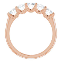 14K Rose 1 CTW Natural Diamond Anniversary Band 14K Rose 1 CTW Natural Diamond Anniversary Band