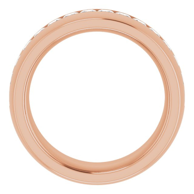 14K Rose 1 CTW Diamond Band 14K Rose 1 CTW Diamond Band