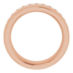 14K Rose 1 CTW Diamond Band 14K Rose 1 CTW Diamond Band