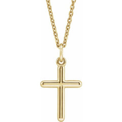 14K Yellow Cross 18" Necklace 14K Yellow Cross 18" Necklace