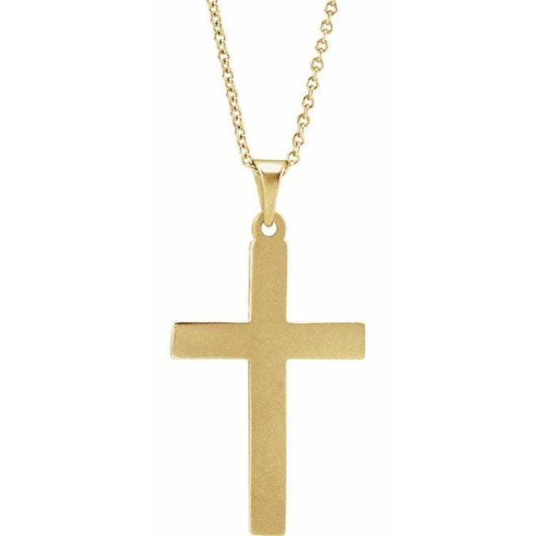 14K Yellow Cross 18" Necklace 14K Yellow Cross 18" Necklace