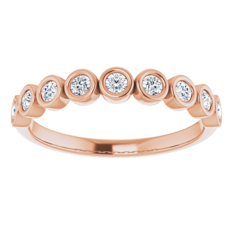 14K Rose 1/4 CTW Natural Diamond Anniversary Band 14K Rose 1/4 CTW Natural Diamond Anniversary Band