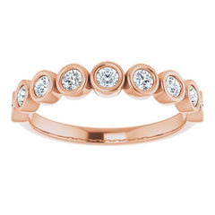 14K Rose 1/2 CTW Natural Diamond Anniversary Band 14K Rose 1/2 CTW Natural Diamond Anniversary Band