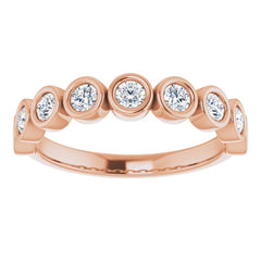 14K Rose 1/2 CTW Natural Diamond Anniversary Band 14K Rose 1/2 CTW Natural Diamond Anniversary Band