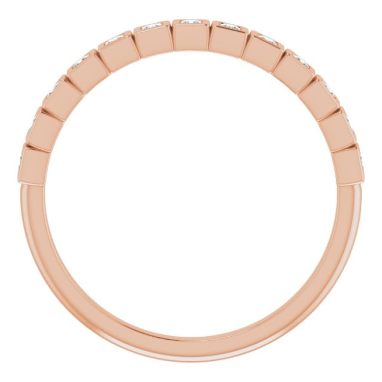 14K Rose 1/6 CTW Natural Diamond Anniversary Band 14K Rose 1/6 CTW Natural Diamond Anniversary Band