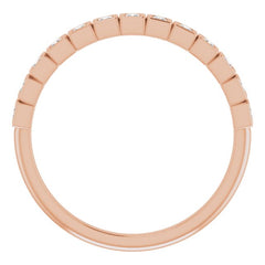 14K Rose 1/6 CTW Natural Diamond Anniversary Band 14K Rose 1/6 CTW Natural Diamond Anniversary Band