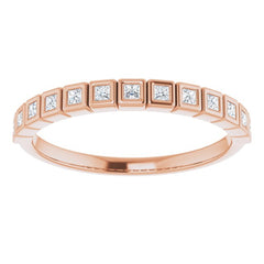 14K Rose 1/6 CTW Natural Diamond Anniversary Band 14K Rose 1/6 CTW Natural Diamond Anniversary Band