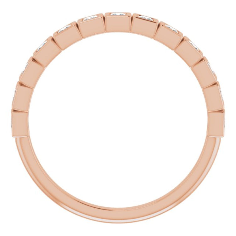 14K Rose 1/3 CTW Natural Diamond Anniversary Band 14K Rose 1/3 CTW Natural Diamond Anniversary Band