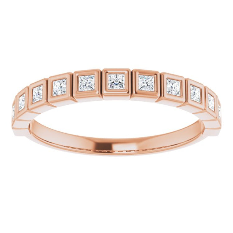 14K Rose 1/3 CTW Natural Diamond Anniversary Band 14K Rose 1/3 CTW Natural Diamond Anniversary Band