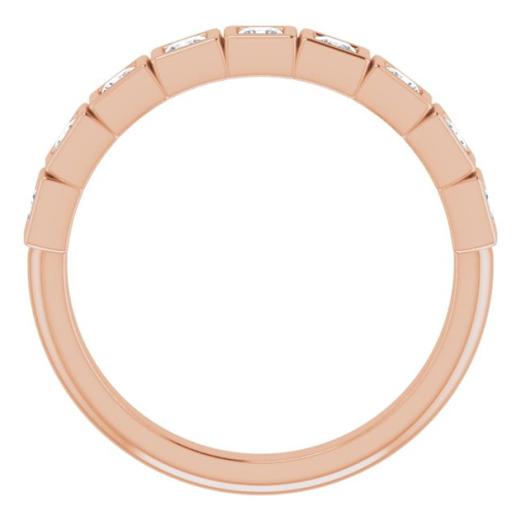 14K Rose 1/2 CTW Natural Diamond Anniversary Band 14K Rose 1/2 CTW Natural Diamond Anniversary Band