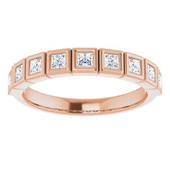 14K Rose 1/2 CTW Natural Diamond Anniversary Band 14K Rose 1/2 CTW Natural Diamond Anniversary Band