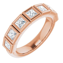 14K Rose 1 1/8 CTW Natural Diamond Anniversary Band 14K Rose 1 1/8 CTW Natural Diamond Anniversary Band
