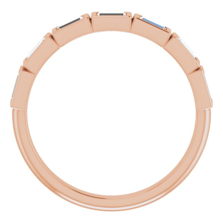 14K Rose 1/2 CTW Natural Diamond Anniversary Band 14K Rose 1/2 CTW Natural Diamond Anniversary Band