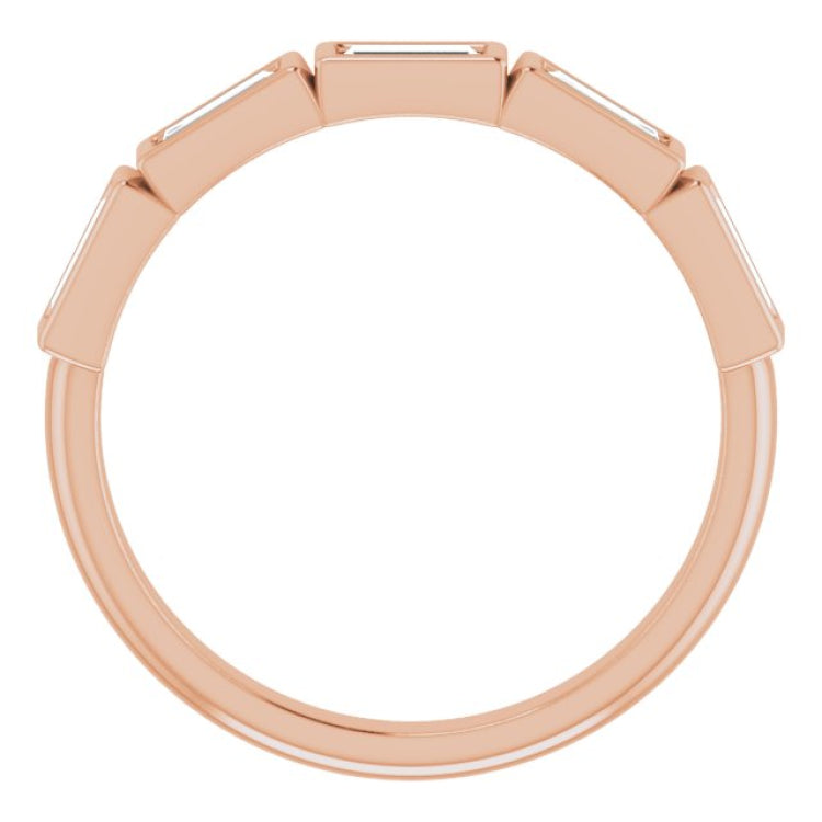 14K Rose 1/2 CTW Natural Diamond Anniversary Band 14K Rose 1/2 CTW Natural Diamond Anniversary Band