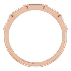 14K Rose 1/2 CTW Natural Diamond Anniversary Band 14K Rose 1/2 CTW Natural Diamond Anniversary Band