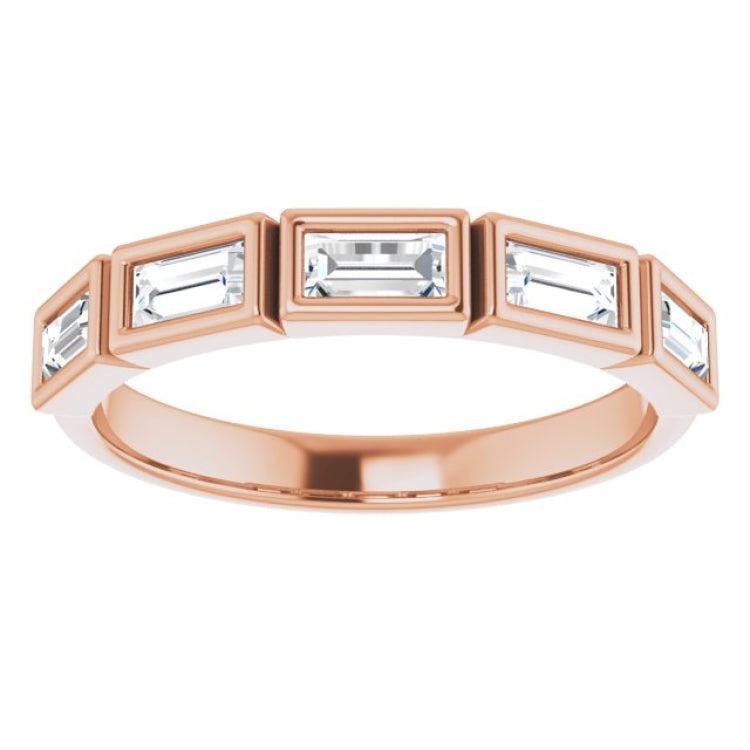 14K Rose 1/2 CTW Natural Diamond Anniversary Band 14K Rose 1/2 CTW Natural Diamond Anniversary Band