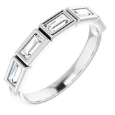 Platinum 1/2 CTW Natural Diamond Anniversary Band