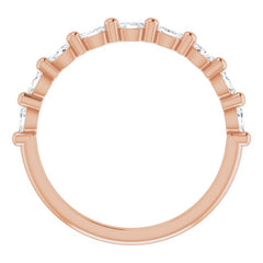 14K Rose 1/4 CTW Natural Diamond Anniversary Band 14K Rose 1/4 CTW Natural Diamond Anniversary Band