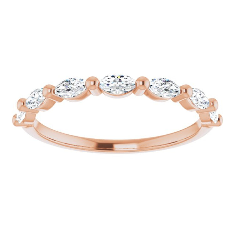 14K Rose 1/2 CTW Natural Diamond Anniversary Band 14K Rose 1/2 CTW Natural Diamond Anniversary Band