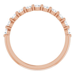 14K Rose 1/2 CTW Natural Diamond Anniversary Band 14K Rose 1/2 CTW Natural Diamond Anniversary Band