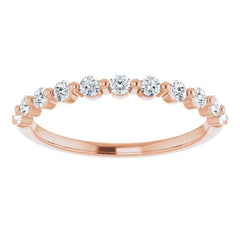 14K Rose 1/2 CTW Natural Diamond Anniversary Band 14K Rose 1/2 CTW Natural Diamond Anniversary Band
