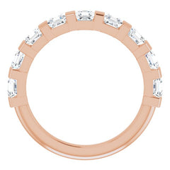 14K Rose 1 3/8 CTW Natural Diamond Anniversary Band 14K Rose 1 3/8 CTW Natural Diamond Anniversary Band