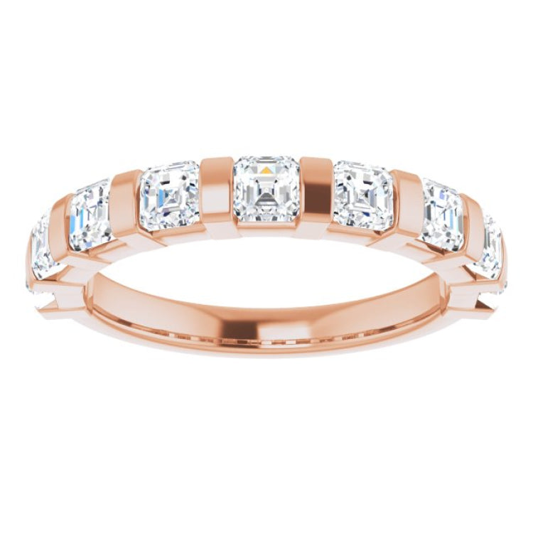 14K Rose 1 3/8 CTW Natural Diamond Anniversary Band 14K Rose 1 3/8 CTW Natural Diamond Anniversary Band