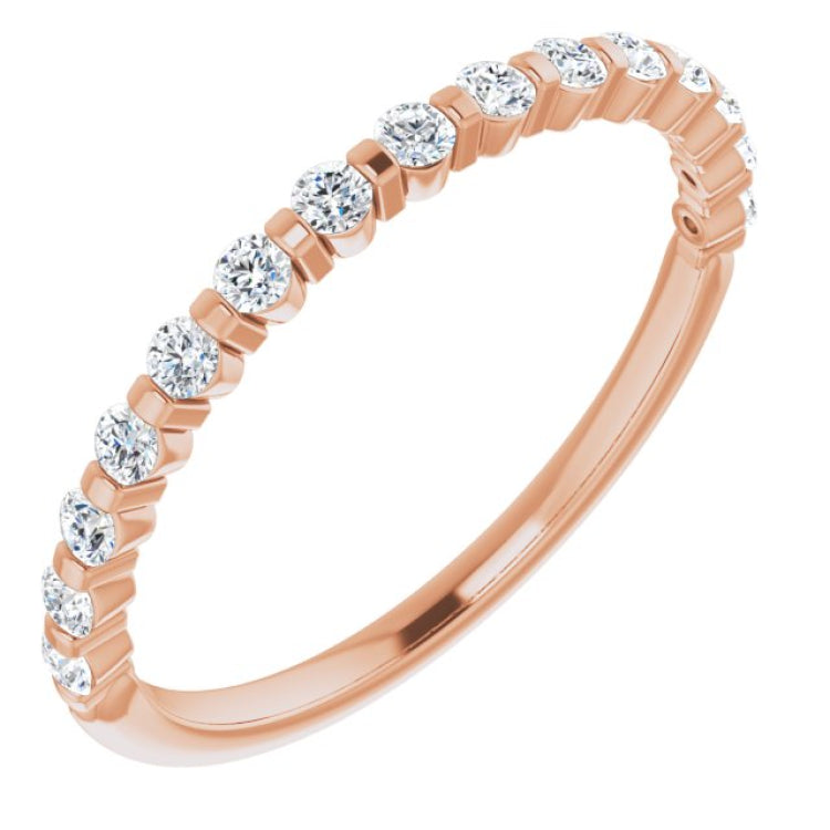 14K Rose 1/4 CTW Natual Diamond Anniversary Band 14K Rose 1/4 CTW Natual Diamond Anniversary Band