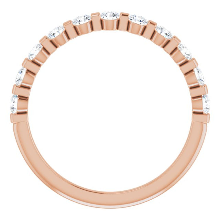14K Rose 1/2 CTW Natural Diamond Anniversary Band 14K Rose 1/2 CTW Natural Diamond Anniversary Band