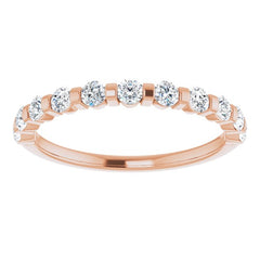 14K Rose 1/2 CTW Natural Diamond Anniversary Band 14K Rose 1/2 CTW Natural Diamond Anniversary Band