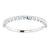Platinum 1/3 CTW Natual Diamond Anniversary Band