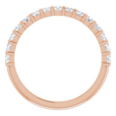 14K Rose 1/2 CTW Natural Diamond Anniversary Band 14K Rose 1/2 CTW Natural Diamond Anniversary Band