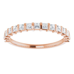 14K Rose 1/2 CTW Natural Diamond Anniversary Band 14K Rose 1/2 CTW Natural Diamond Anniversary Band