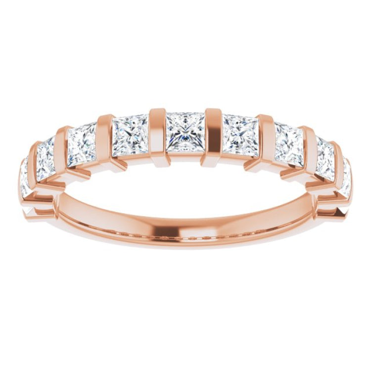 14K Rose 1 CTW Natural Diamond Anniversary Band 14K Rose 1 CTW Natural Diamond Anniversary Band