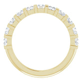 14K Yellow 1 CTW Natural Diamond Anniversary Band
