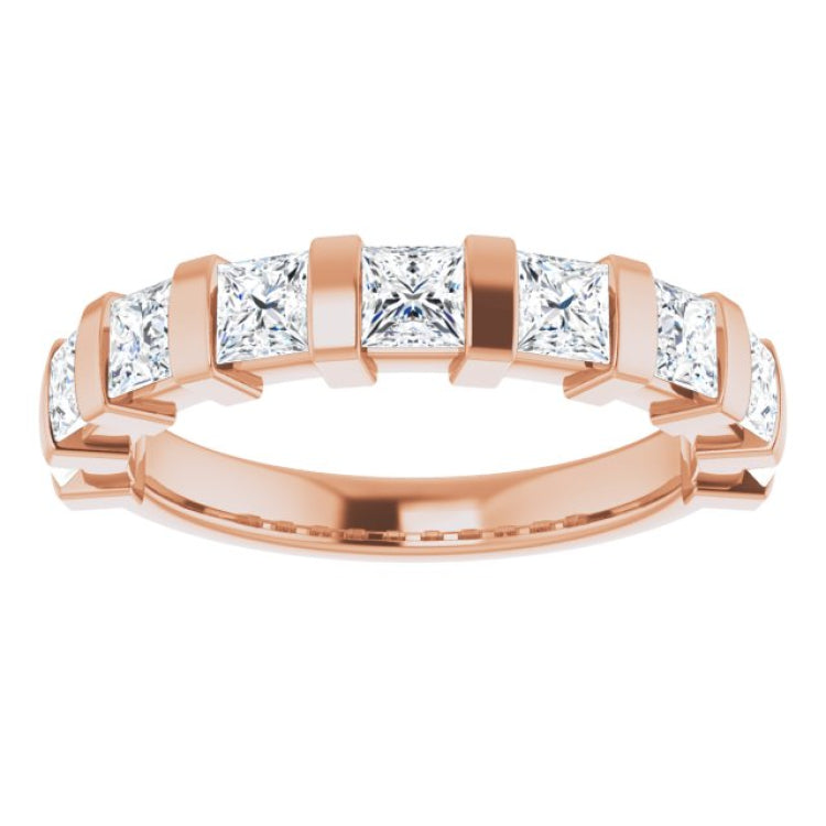 14K Rose 1 3/8 CTW Natural Diamond Anniversary Band 14K Rose 1 3/8 CTW Natural Diamond Anniversary Band