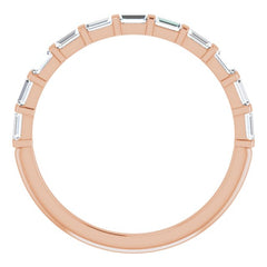 14K Rose 1/4 CTW Natual Diamond Anniversary Band 14K Rose 1/4 CTW Natual Diamond Anniversary Band