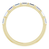 14K Yellow 1/3 CTW Natual Diamond Anniversary Band