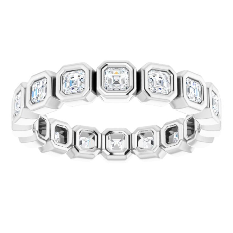 Platinum 9/10 CTW Natural Diamond Eternity Band Size 7 Platinum 9/10 CTW Natural Diamond Eternity Band Size 7