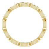 14K Yellow 3/4 CTW Natural Diamond Eternity Band Size 7