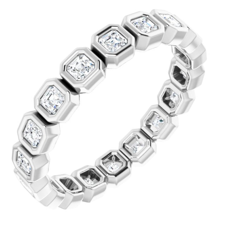 14K Rose 1 1/5 CTW Natural Diamond Eternity Band Size 7 14K Rose 1 1/5 CTW Natural Diamond Eternity Band Size 7