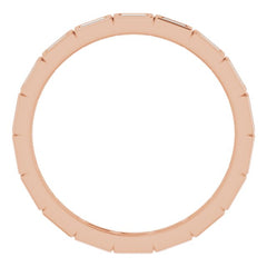 14K Rose 1/3 CTW Natural Diamond Eternity Band Size 7 14K Rose 1/3 CTW Natural Diamond Eternity Band Size 7